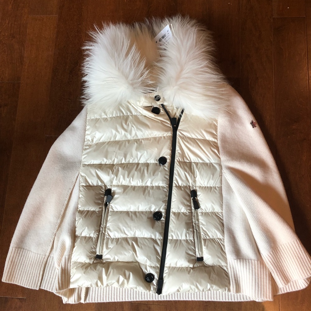 Moncler Blend Fabrics Poncho style & Jacket